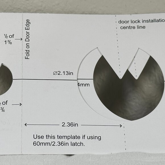 Amazon Basics Single Cylinder Deadbolt Grade-3 Security Door Lock Missing Parts - Picture 10 of 11